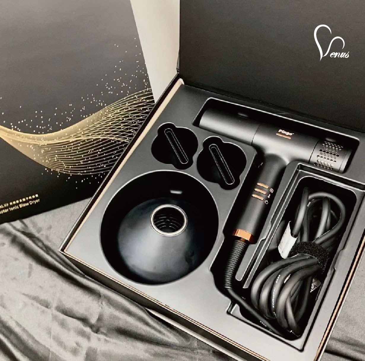 【 Venus 維娜絲專業髮品】PINGO 台灣品工 Royal K9 T型無碳刷負離子吹風機