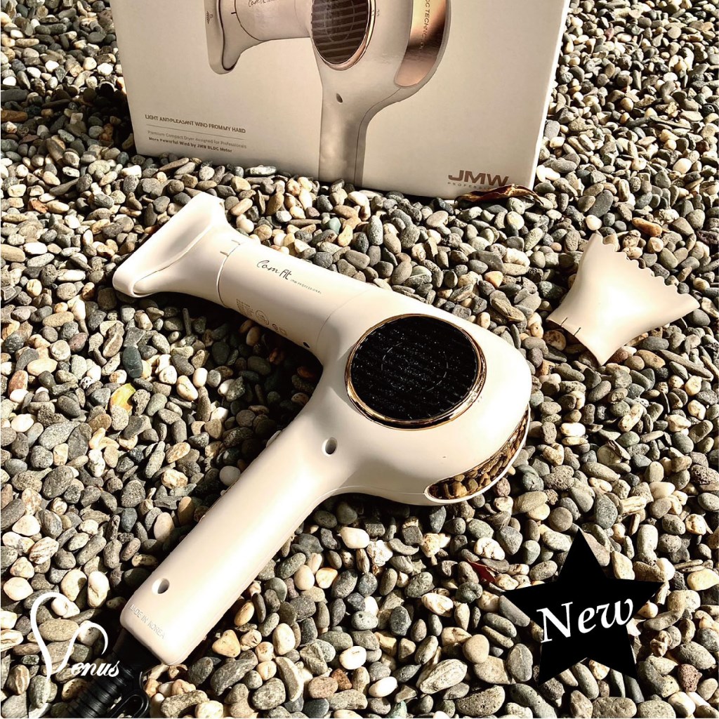 【 Venus 維娜絲專業髮品】韓國 JMW吹風機 ComFit無碳刷負離子吹風機  ღ加碼贈Venus順髮梳