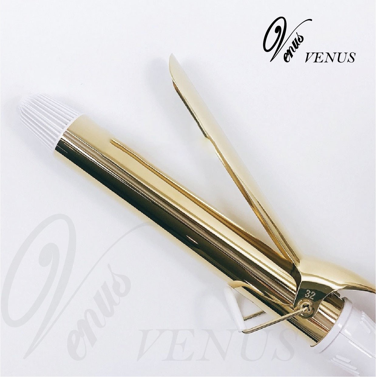 【 Venus 維娜絲專業髮品】ahp 專業用頂級硅膠金色電棒 加長電棒