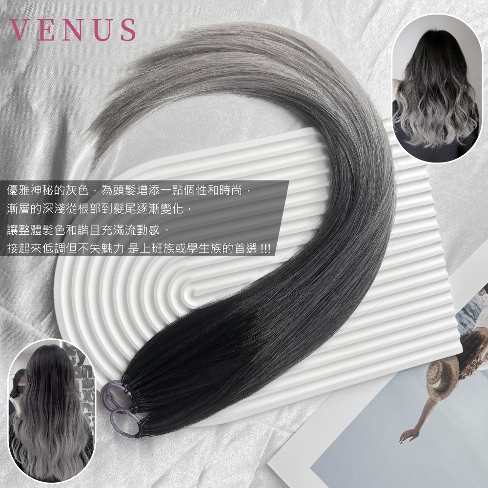 【 Venus 維娜絲專業髮品】極致漸層畫染  巴黎畫染漸層接髮 ★ 賦予髮色新的輝煌