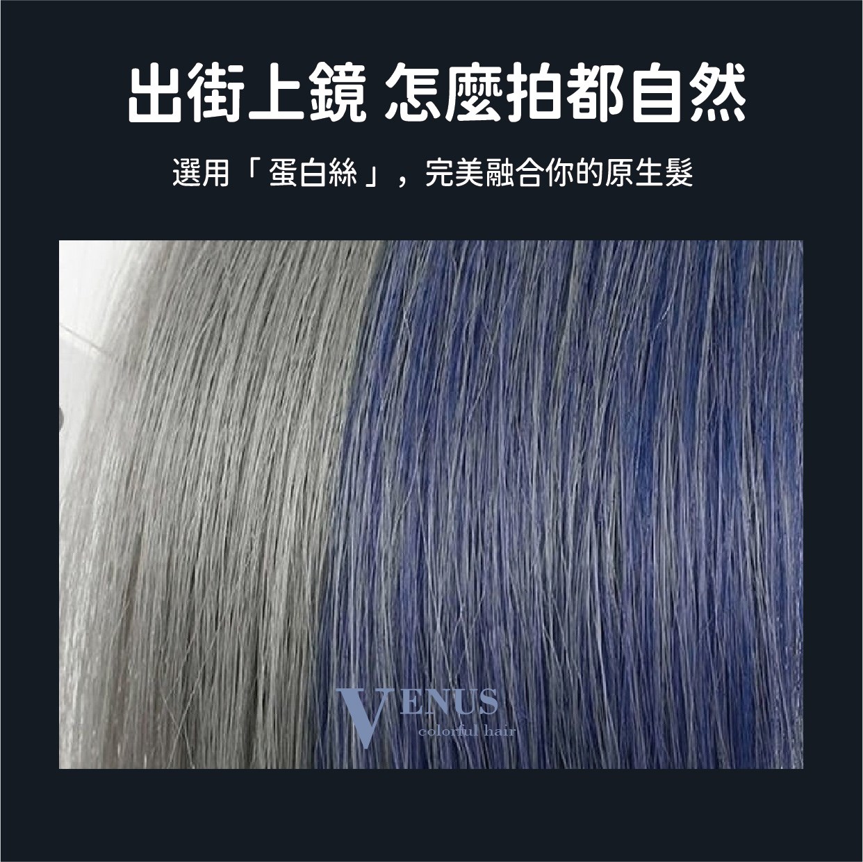 【 Venus 維娜絲專業髮品】耳掛染髮片