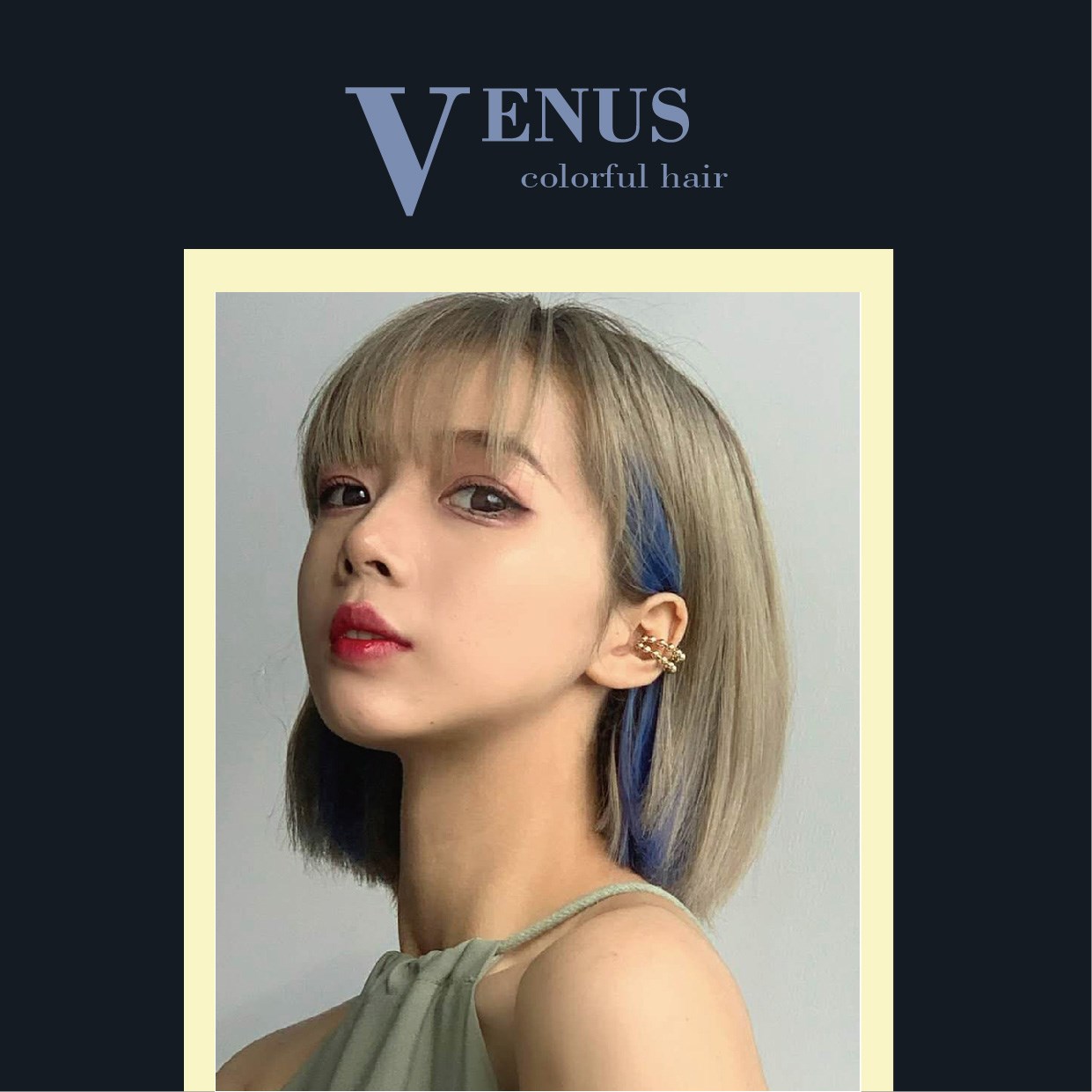【 Venus 維娜絲專業髮品】耳掛染髮片