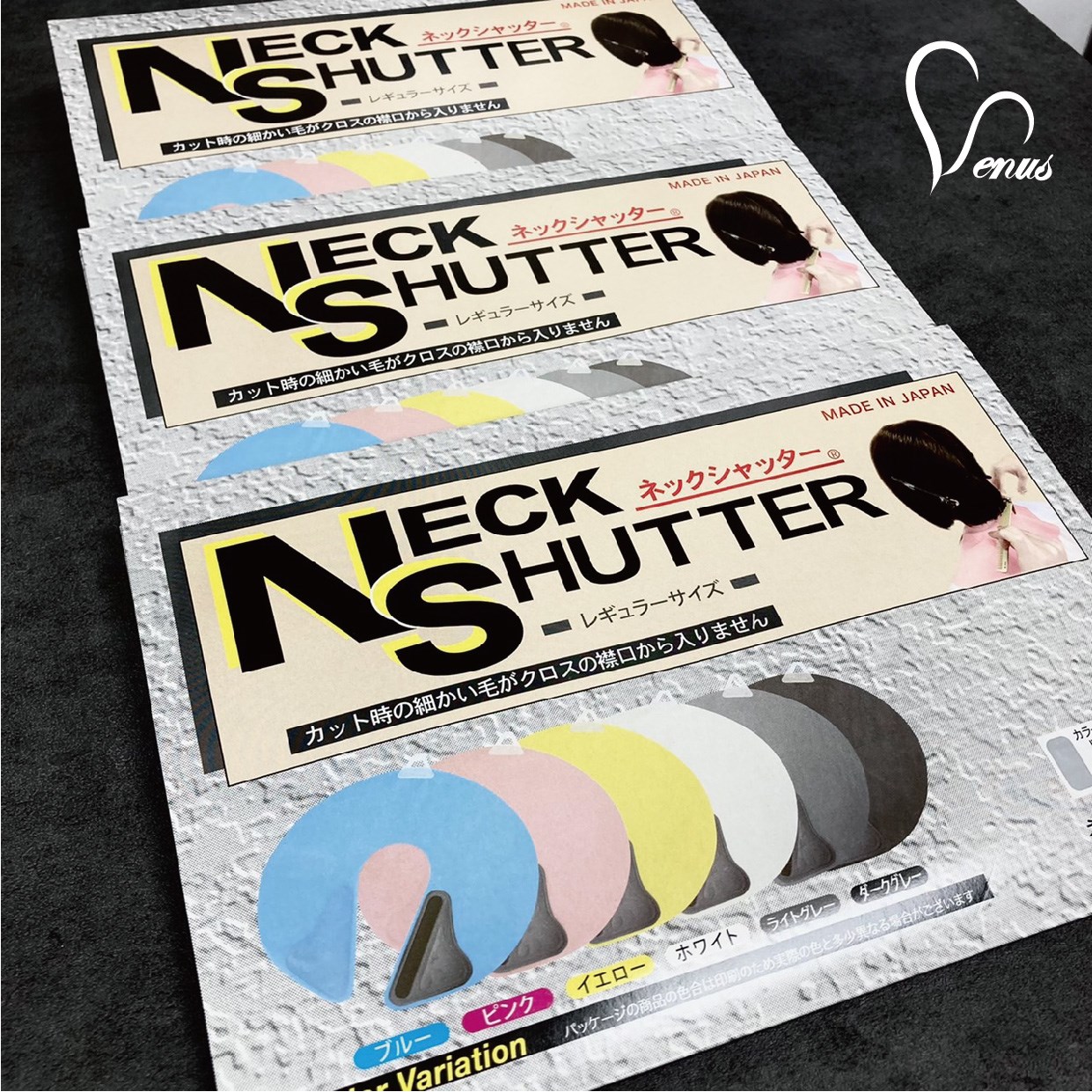 【 Venus 維娜絲專業髮品】漂染工具 日本(竹家)NECK SHUTTER 剪髮頸部圍巾