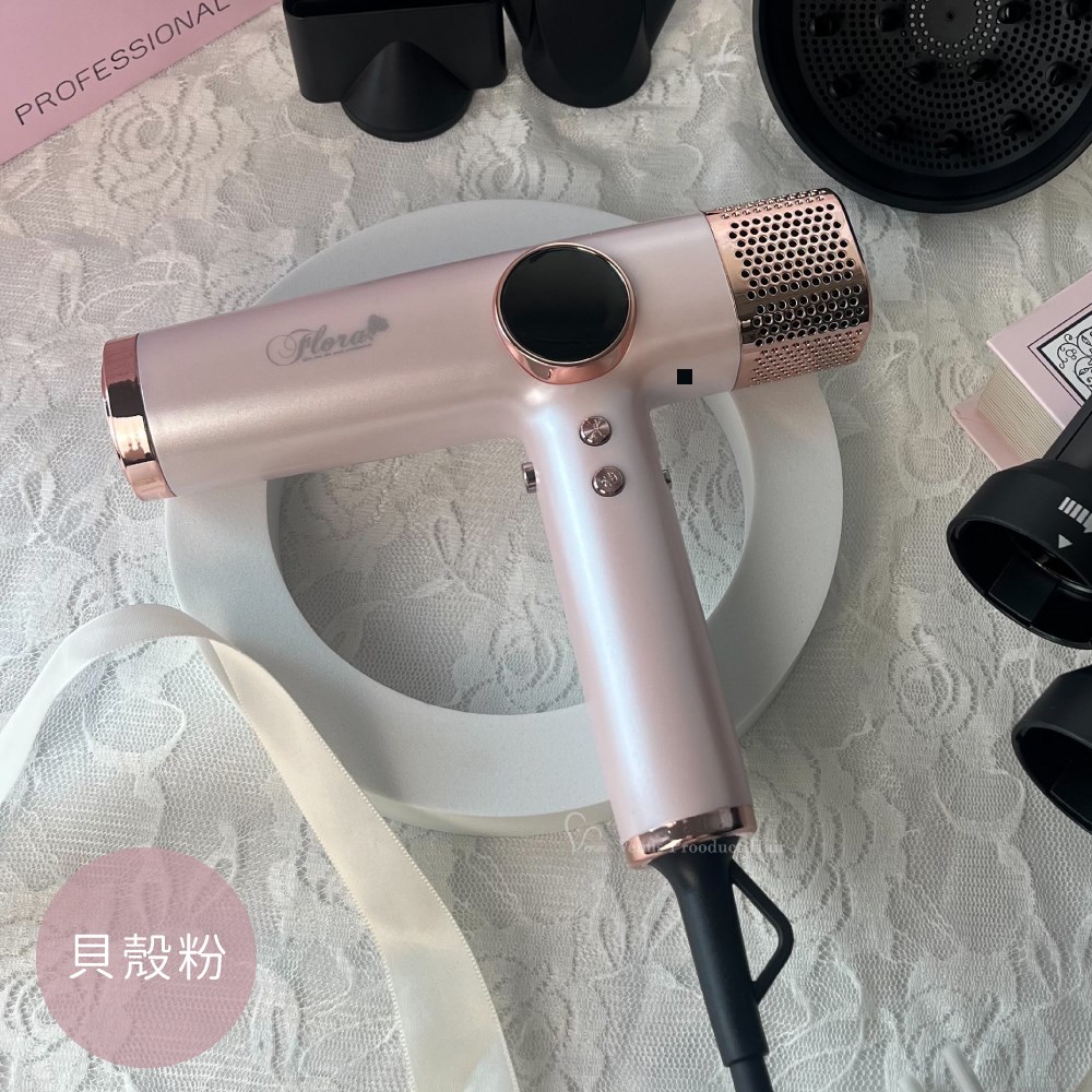 【 Venus 維娜絲專業髮品】芙蘿拉 FLORA HD-3238 高速負離子無刷吹風機 強勁風力 速乾護髮 七色 現貨