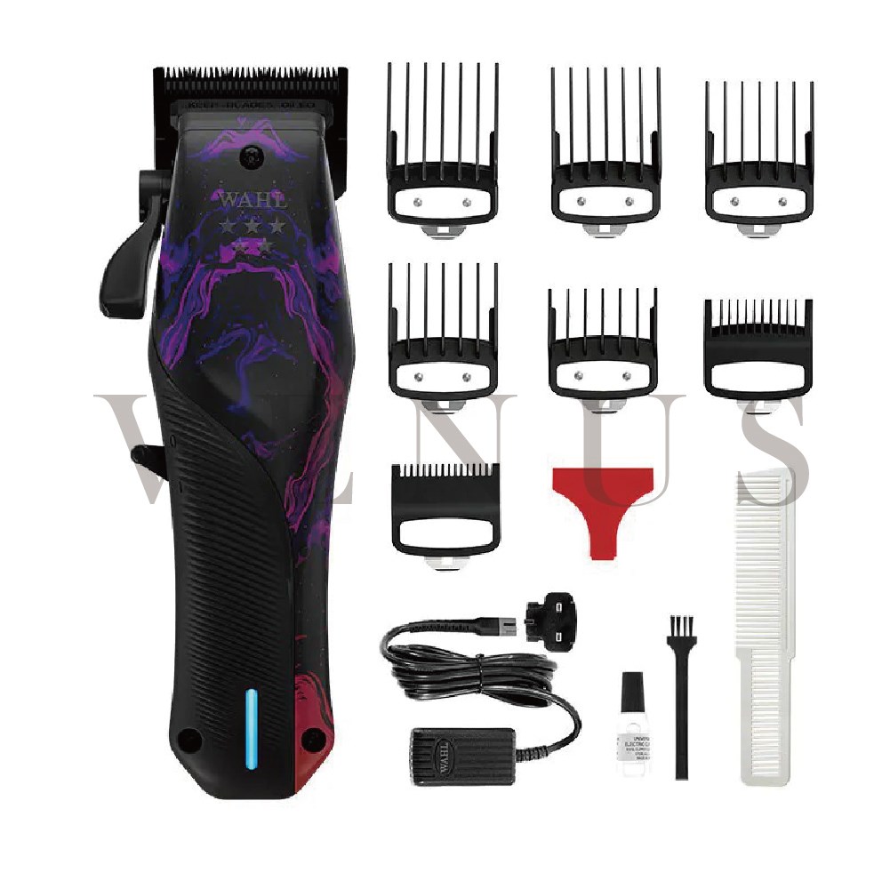 【 Venus維娜絲專業髮品】 正品 WAHL VAPOR 創F32 無線電剪《星際限定版》電推剪 可調式超貼 贈座充 電剪油 梳子